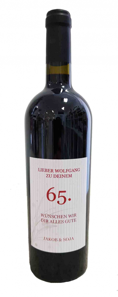 Regent inkl. personalisiertem Etikett
